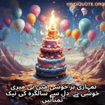 "تمہاری ہر خوشی میں ہی میری خوشی ہے۔ دل سے سالگرہ کی نیک تمنائیں۔"