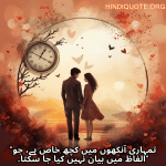 "تمہاری آنکھوں میں کچھ خاص ہے، جو الفاظ میں بیان نہیں کیا جا سکتا۔"